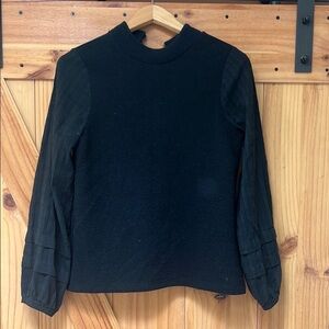 Madewell Black Long Sleeve Top